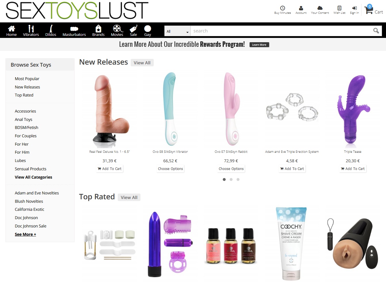 sex toys lust