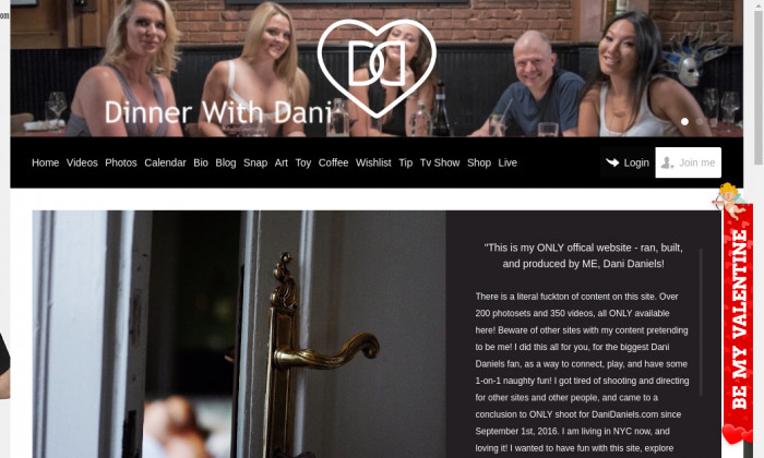 Daniels website dani official 