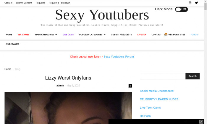 Sexy Youtuber Forum