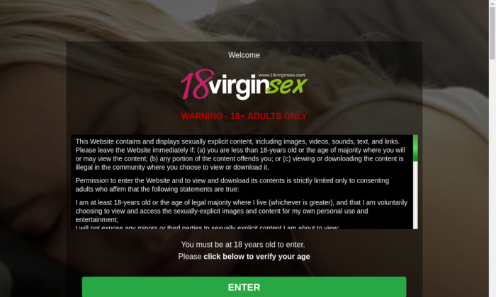 18 virgin sex