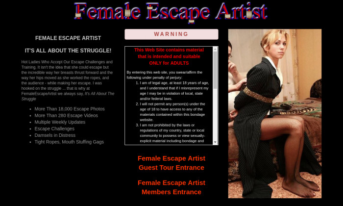 female escape artist