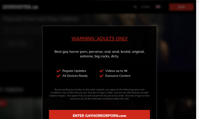 gay horror porn