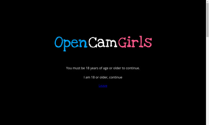 open cam girls